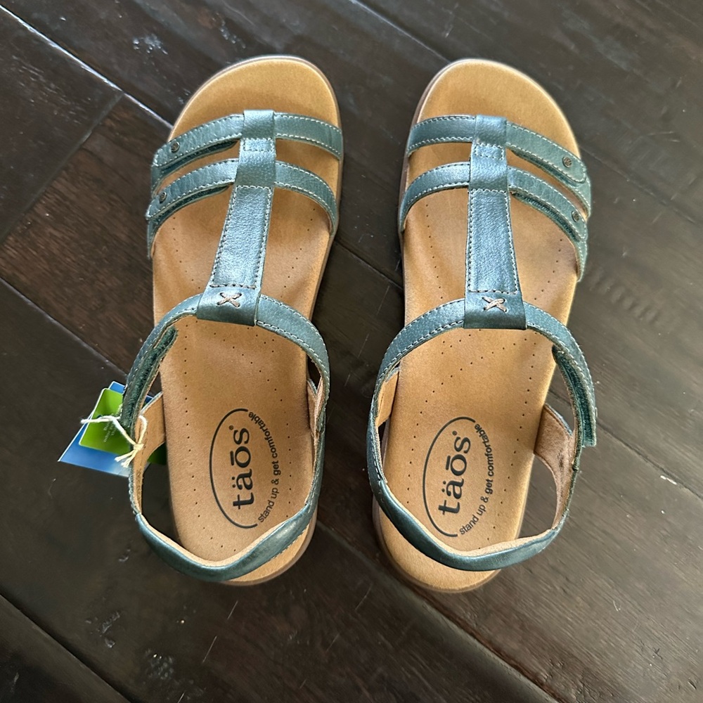 Taos Trophy 2 Sandal in Teal - size 8